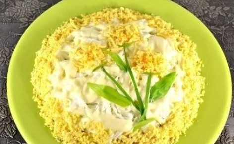 Салат "Одуванчик"