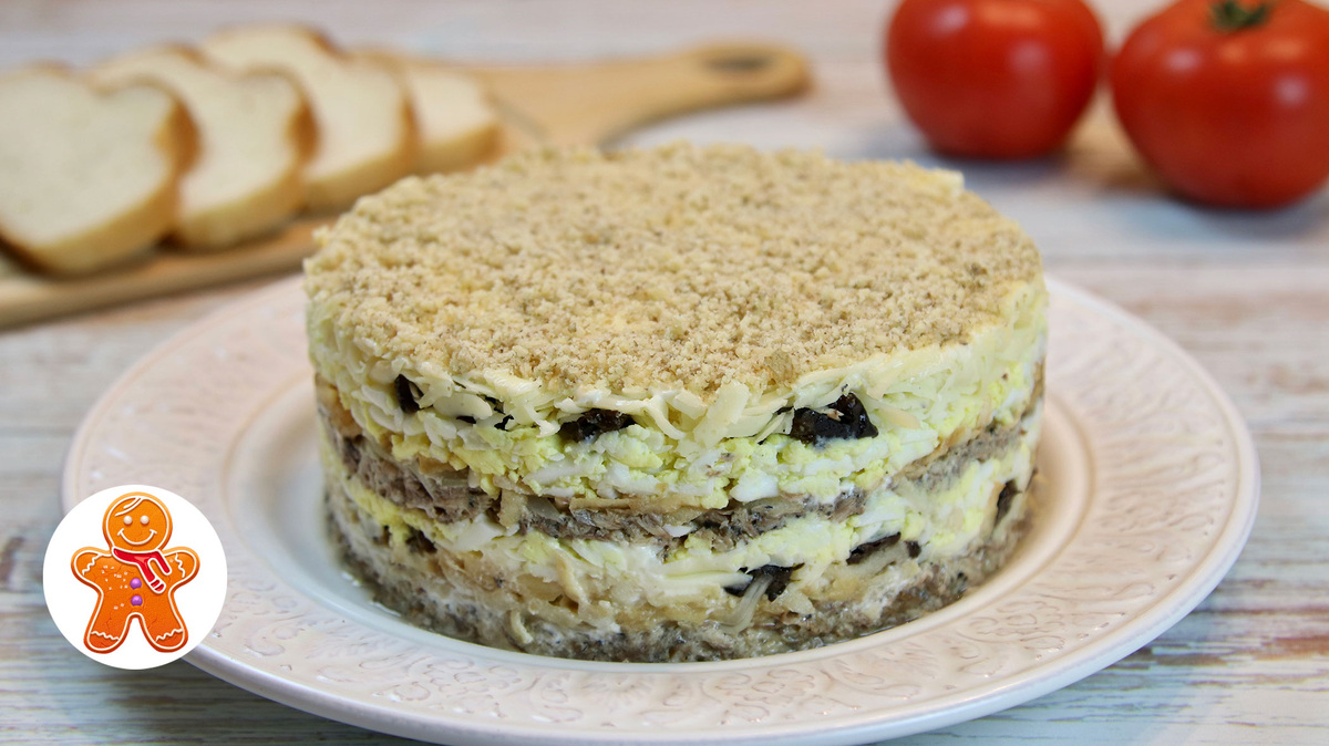 Слоеный салат "Ворожея": Изюминка вашего стола