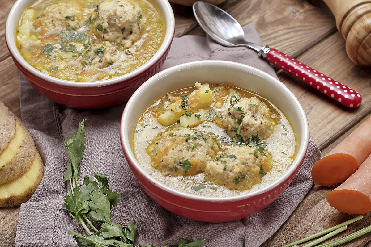 Густой рыбный суп с фрикадельками: мастер-класс по приготовлению