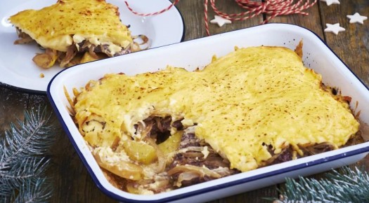 Как приготовить картошку с мясом по-французски