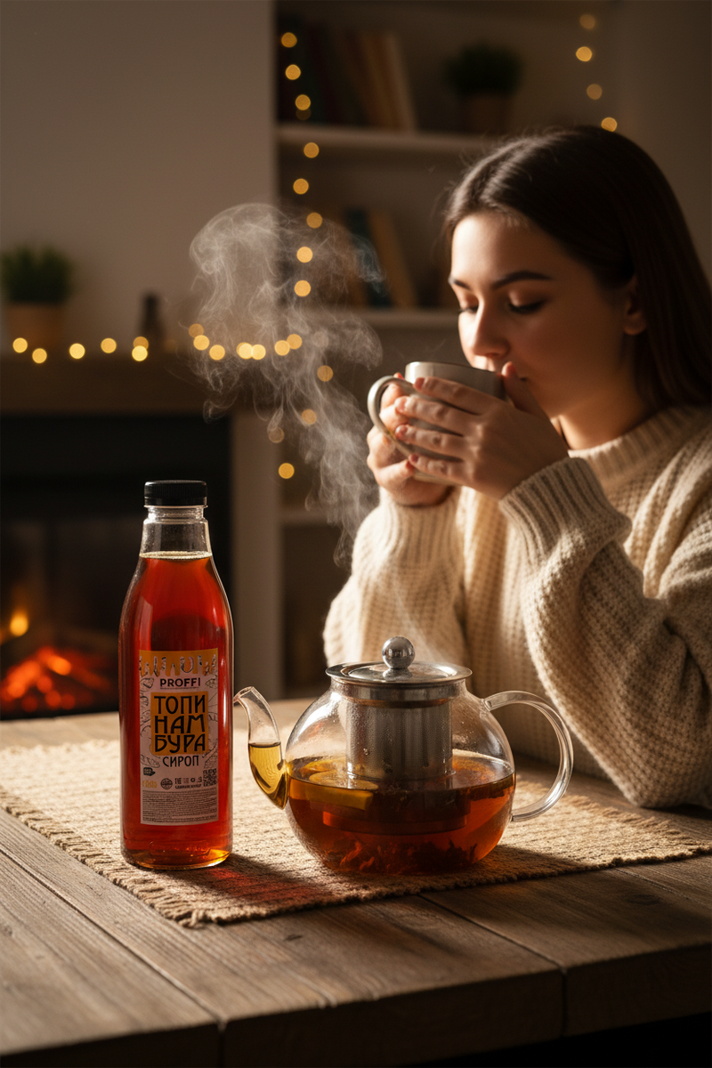 Чай с сиропом топинамбура: ваш теплый союзник в холодный сезон