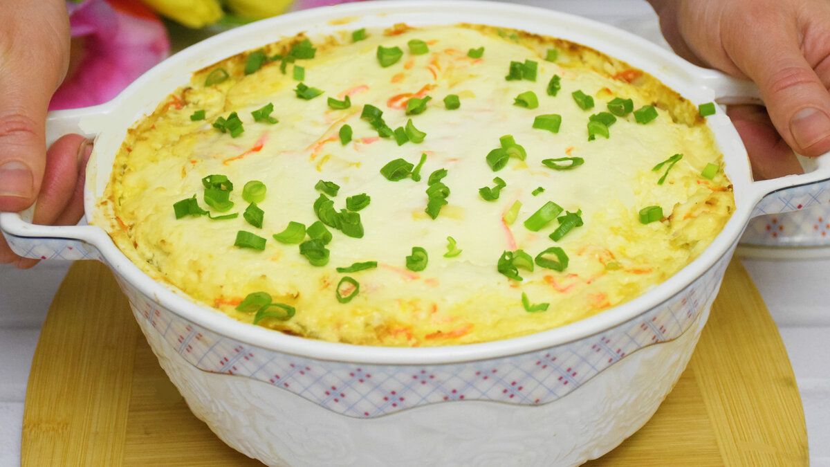 Сочная запеканка с рыбой: простой рецепт для семейного ужина