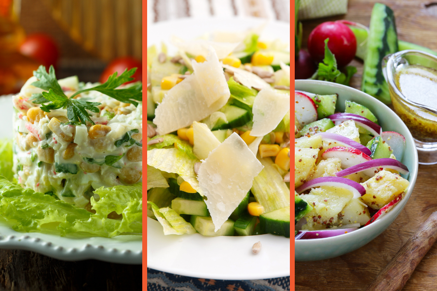 Салаты с огурцами: три уникальных рецепта для любого случая