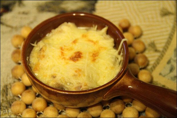 Нежный жюльен с грибами и сливками