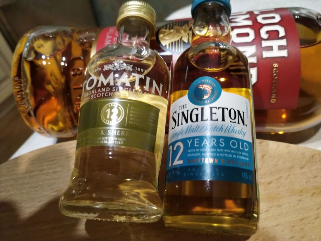 Вкусные открытия: обзор 12-летних виски от Tomatin, Singleton и Loch Lomond