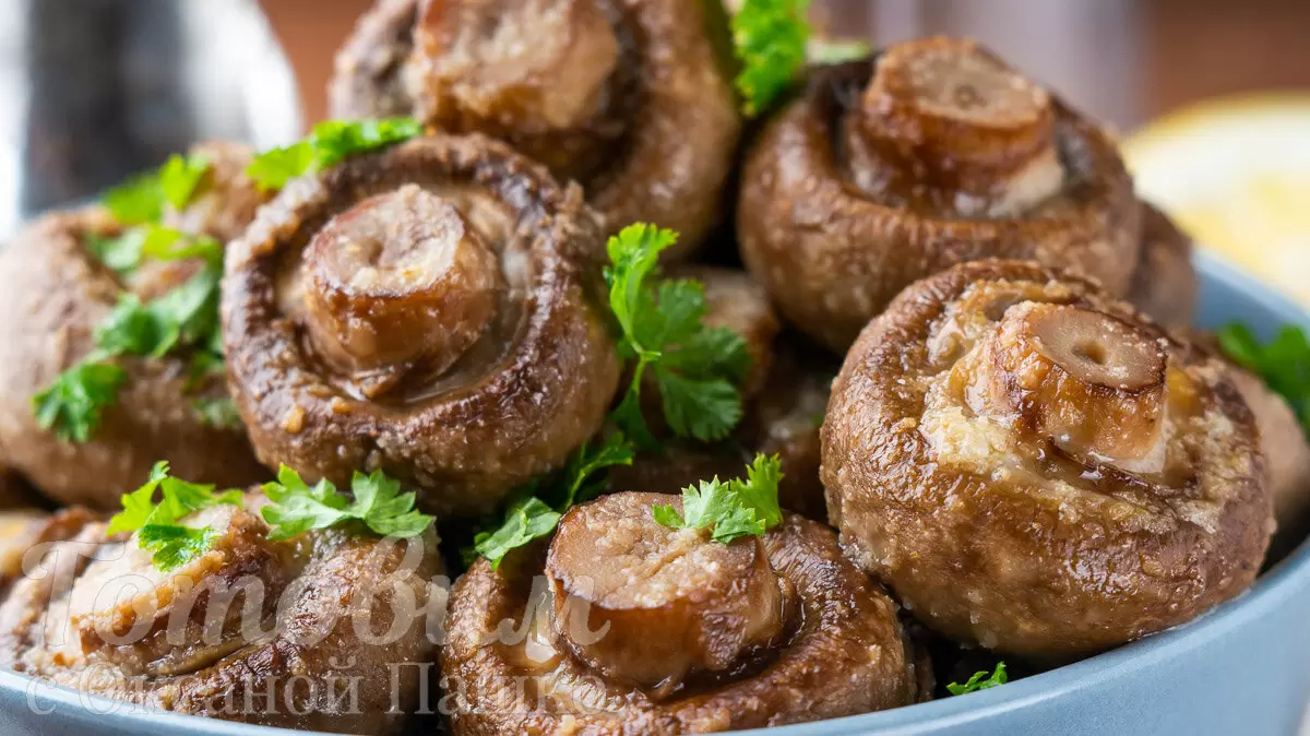 Простая и Вкусная Закуска: Запеченные Шампиньоны