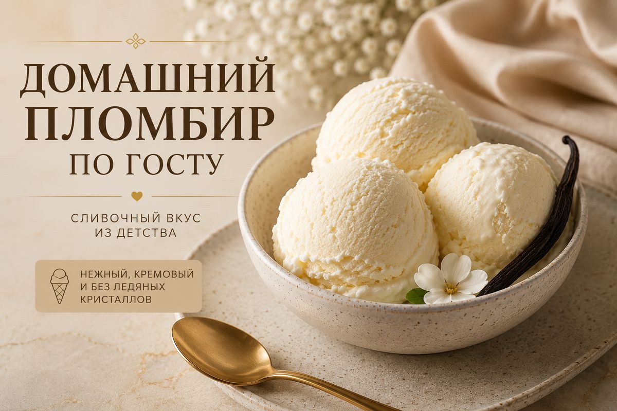 Насладитесь истинным вкусом пломбира: секреты приготовления домашнего мороженого
